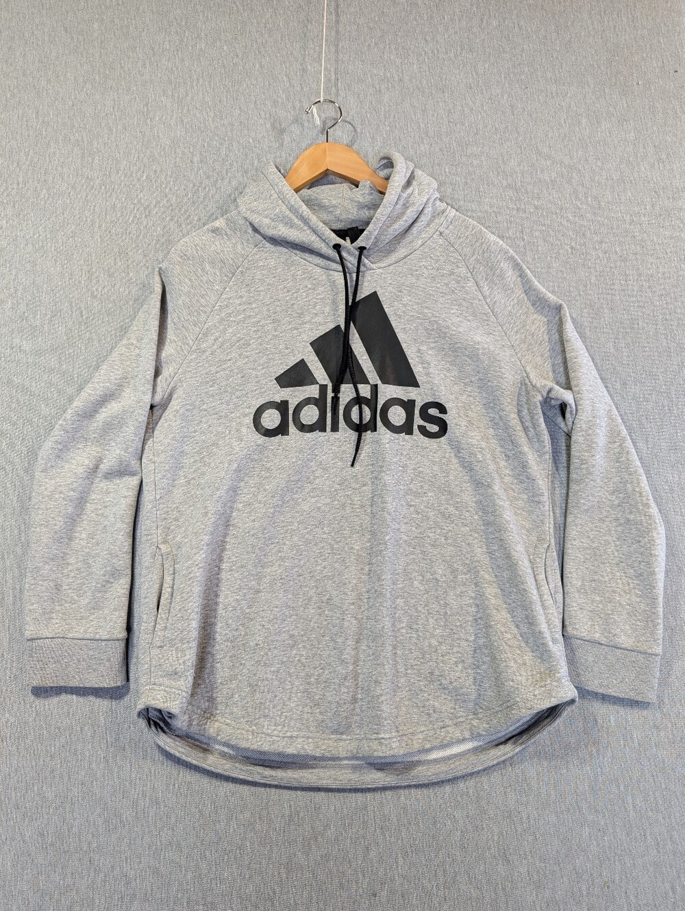 Adidas "Game Day Or Any Day" Hoodie Women's XL Gray Black